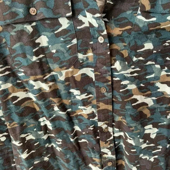 L.L. Bean Women's Signature Utility Shirt 100% cotton size XS - Picture 3 of 3